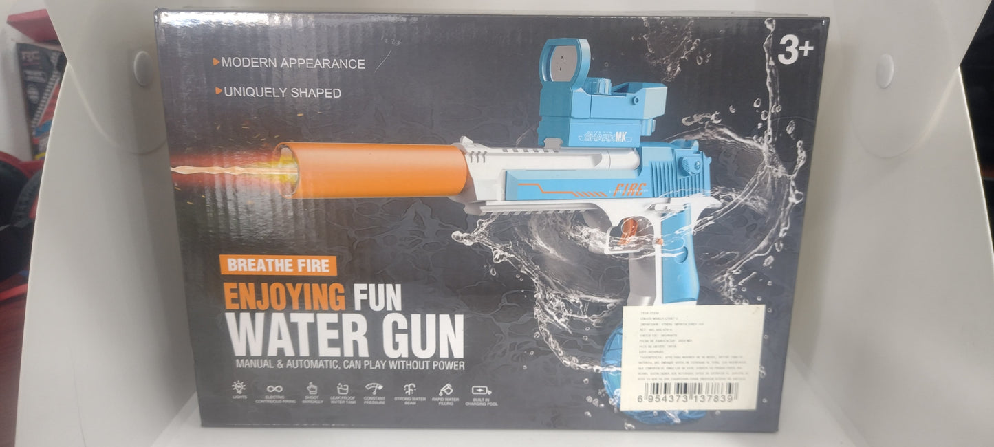 Pistola De Agua Con Silenciador